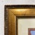 Circa 1998 Gold Framed Venetian Canals Artwork, Signed + Dated For Sale - Image 4 of 12