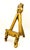 Mid 20th Century Vintage Giltwood Tabletop Display Easel, Hand-Carved Scrollwork Stand - Italian Style, Hollywood Regency For Sale - Image 5 of 15