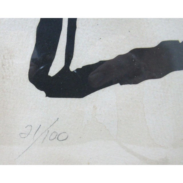 Alexandre Noll Untitled 1960's Signed Woodblock Print on Paper Edition 2 of 100 For Sale In Miami - Image 6 of 7