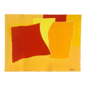 1960s Walter Thrift Abstract Watercolor