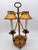 Florentia 1960s Italian Florentia Tole Double Light Bouillotte Lamp For Sale - Image 4 of 7