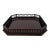 Vintage Chippendale-Style Fretwork Octagonal Mahogany Serving or Drinks Tray 11.5” For Sale