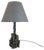 Sculptural Brutalist Cast Iron Table Light attributed to Lothar Klute, Germany, 1970s For Sale
