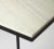 Spritely Home Accent Furniture Lawler Marble, Accent Table, Black, White For Sale - Image 4 of 13