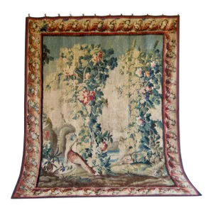 Aubusson Chinoiserie Verdure Tapestry Circa 1750