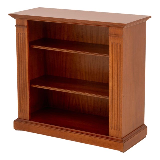 Louis Philippe Style Maple Open Bookcase For Sale