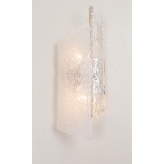 Large Murano Glass Wall Sconce attributed to Kalmar, Austria, 1970s For Sale - Image 9 of 10