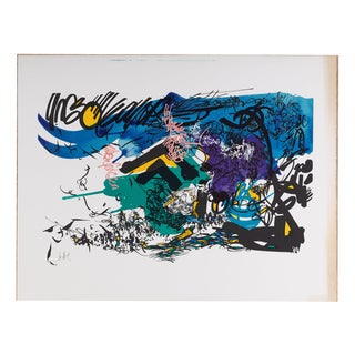 Raymond Moretti, Rimbaud's Illuminations, Lithograph For Sale