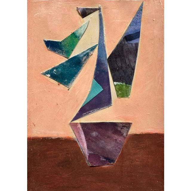 "Free Woman 4" Original Mixed-Media Collage on Paper by Zac Woodiel For Sale - Image 9 of 10