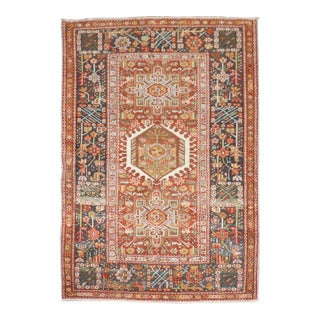 Colorful Persian Heriz Small Rug rug no.j5084 For Sale
