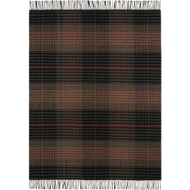Luxurious Ralph Lauren Home Double Rl RRL Cashmere Lambswool Plaid Pattern Throw Blanket Home Decor For Sale - Image 10 of 10