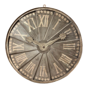 Large Decorative Metal Wall Clock