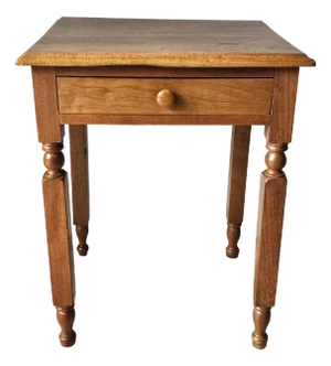 Early 20th Century American Walnut Single Drawer Work Table
