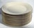 American Vintage Lenox Special Porcelain Beige Dinner Plates Silver Trim - Set of 14 For Sale - Image 3 of 16