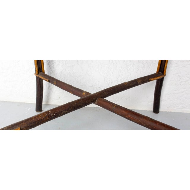 Brown French Console or Side Table in Hazel Wood, 1920s For Sale - Image 8 of 11