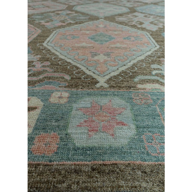 Early 21st Century Turkish Oushak Rug 10'2" x 14'9" #20035 For Sale - Image 5 of 8