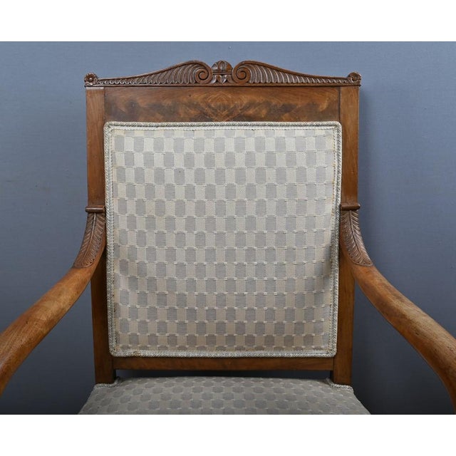 Empire Armchairs, Early 19th Century, Set of 2 For Sale - Image 10 of 18