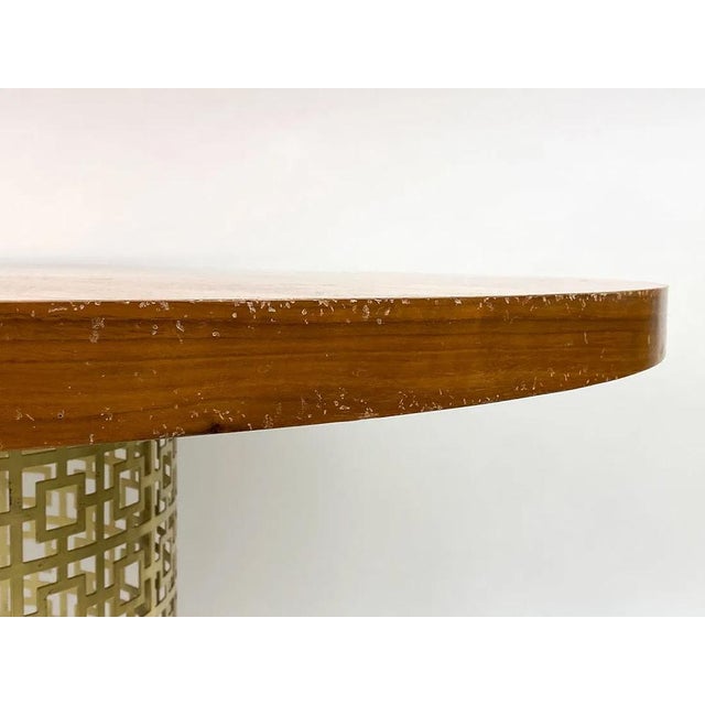 Jonathan Adler "Nixon" Brass Dining Table For Sale In New York - Image 6 of 8