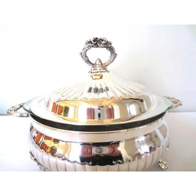 Leonard Silverplate Serving Dish With Insert The Leonard Silverplate Serving Dish is in excellent condition and makes a...