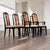 Thomasville 6 Thomasville Embassy Asian Modern Chinoiserie Dining Chairs Gray Seats For Sale - Image 4 of 16