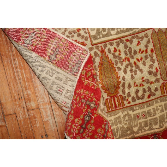 Antique Persian Tabriz Dowry Rug For Sale - Image 12 of 18