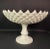 Mid-Century Modern Oversized 1950's Milk Glass Compote For Sale - Image 3 of 6
