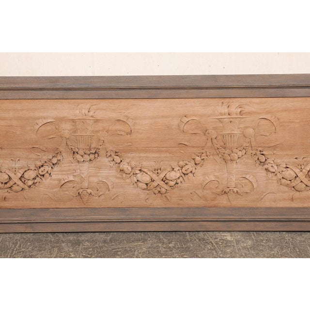 19th Century French 8+ Ft Long Neoclassical Wall Panel For Sale In Atlanta - Image 6 of 7