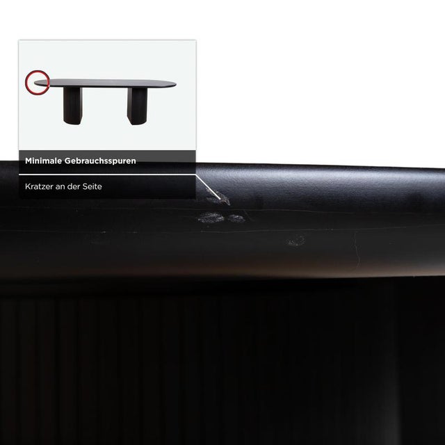 Black Moon Wooden Dining Table in Black and Brown from Gubi For Sale - Image 8 of 12