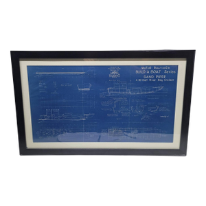 Boat Blueprint of the "Sand Piper" from Motor Boating Publications
