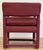 Vintage MCM Burgundy Parsons Style Arm Chair For Sale - Image 9 of 11