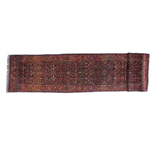 Early 20th Century Antique Bijar Runner Rug - 3′3″ × 15′4″ For Sale In New York - Image 6 of 6