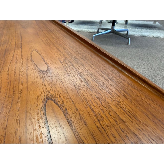 Mid-Century Modern 1960s Danish Teak Coffee Table Designed by Grete Jalk for Poul Jeppesen Denmark For Sale - Image 3 of 11