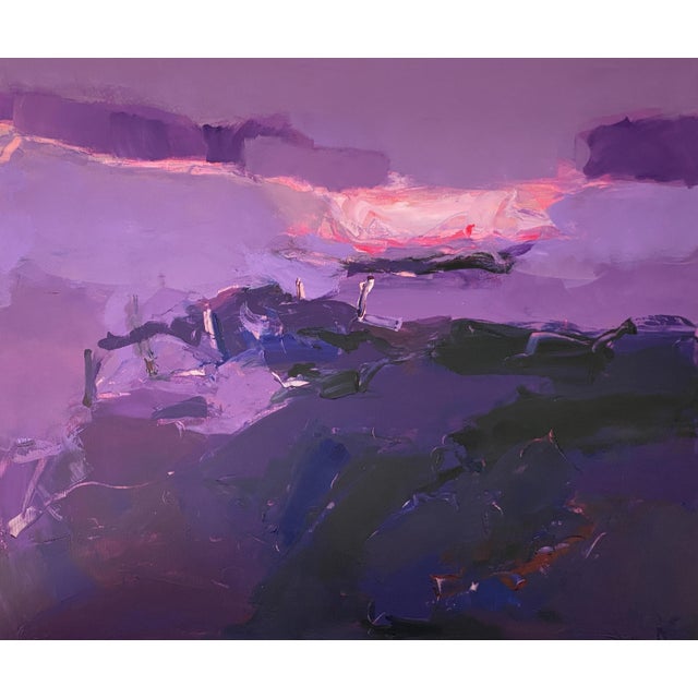 Liliya Nikolova, Horizon, Acrylic on Canvas For Sale - Image 3 of 3