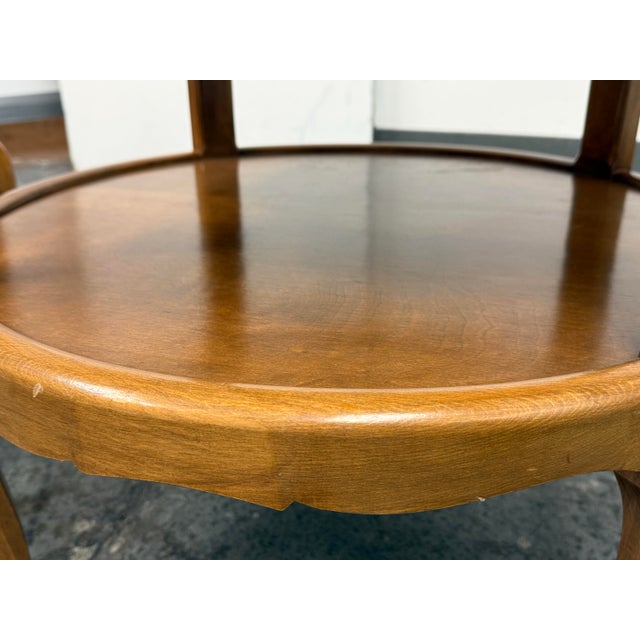 Mid 20th Century Two-Tiered Side Tables, Pair For Sale - Image 9 of 12
