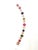Gemstone Bochic "Capri" Ruby & Multi Color Sapphire Bracelet Set In 18K Gold & Silver For Sale - Image 7 of 18
