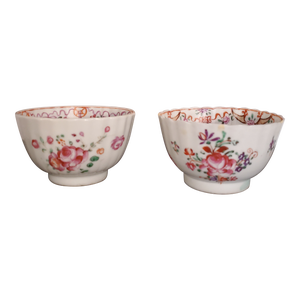 Pair of Antique Chinese Porcelain Small Bowls 18th Century