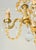 Mid-Century Modern Small French Brass Chandelier in Amber Crystal, 1960s For Sale - Image 3 of 10