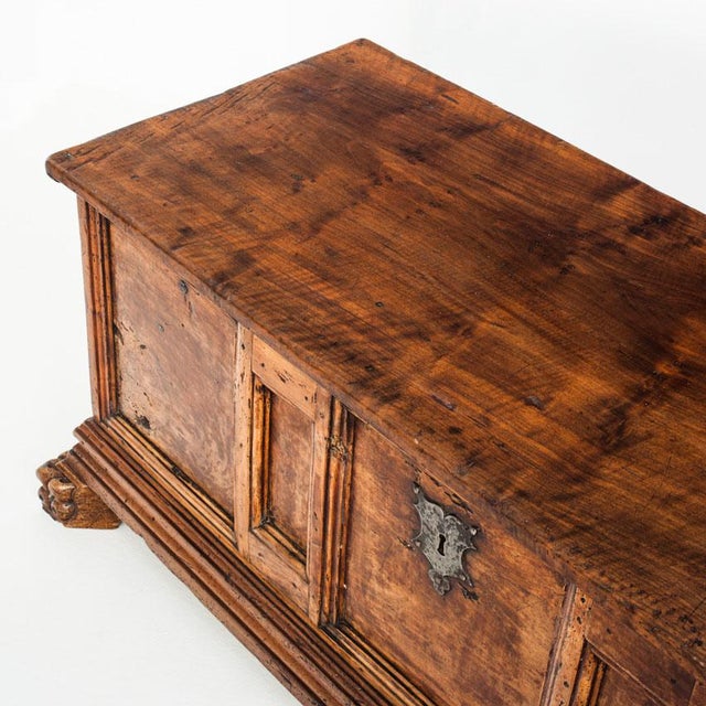 18th Century Catalan Bridal Chest in Walnut For Sale - Image 15 of 18