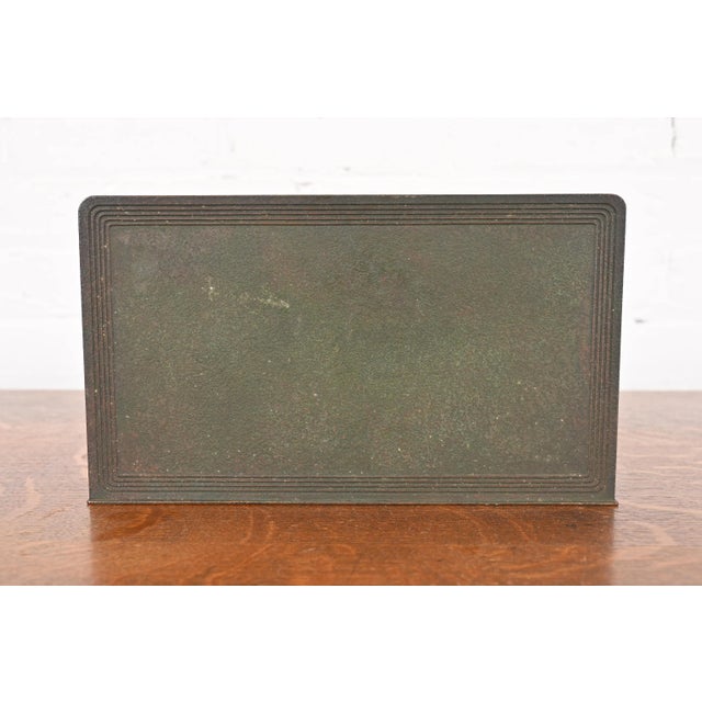 Tiffany Studios New York Graduate Bronze Letter Rack For Sale - Image 11 of 12