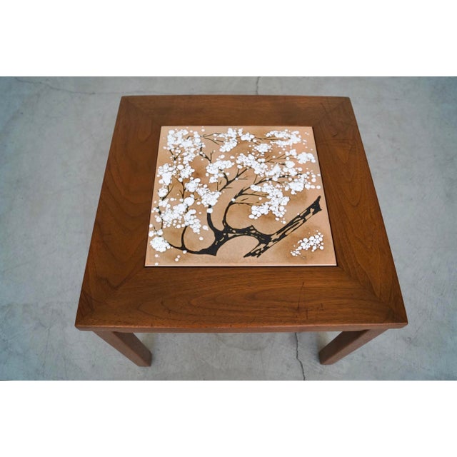 1960’s Mid-Century Modern John Keal Side Table for Brown Saltman For Sale - Image 10 of 12