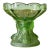 Art Deco Uranium Glass Figural Nude Ladies Compote – Frosted Uv Reactive Art Glass Sculpture For Sale