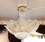 Vintage Murano Glass Ceiling Light from Barovier & Toso, 1970s For Sale - Image 7 of 12