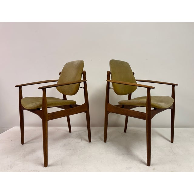 Wood Danish Dining Chairs by Arne Vodder for France and Daverkosen, 1960s, Set of 6 For Sale - Image 7 of 18