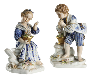 Statuettes from Capodimonte, Set of 2