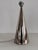 Mid-Century Modern Italian Ceramic Table Lamp in Silver Metallic from Ugo Zaccagnini, 1960s For Sale - Image 14 of 15