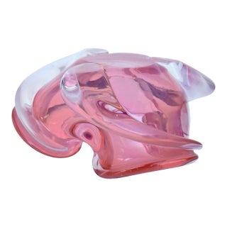 Ashtray Designed by Miloslav Klinger, Zelezny Brod Sklo, Czechoslovakia in the 1960s. For Sale