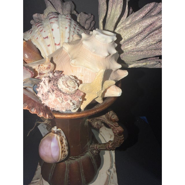 Art Deco Celestial Meets the Sea “Amphitrite’s Bouquet”-Coastal Art Sculpture For Sale - Image 3 of 11