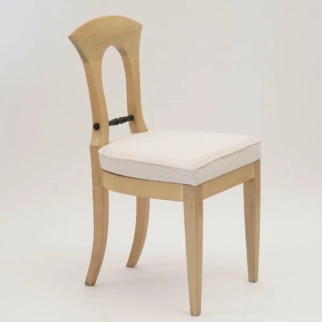 Biedermeier White Eclectica Dining Chairs from Silvio Piattelli, Set of 8 For Sale - Image 18 of 18