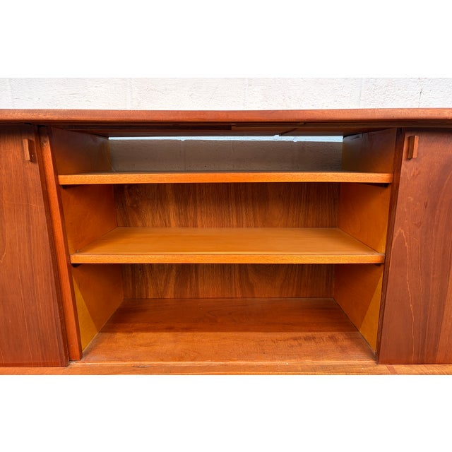 Sculpted Mid 20th Century Live-Edge Walnut Sideboard For Sale - Image 13 of 16