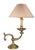 Brass Mid 20th Century Classical Revival Brass Desk Lamp With Original Pleated Shade For Sale - Image 8 of 15